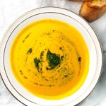 Carrot and acorn squash soup