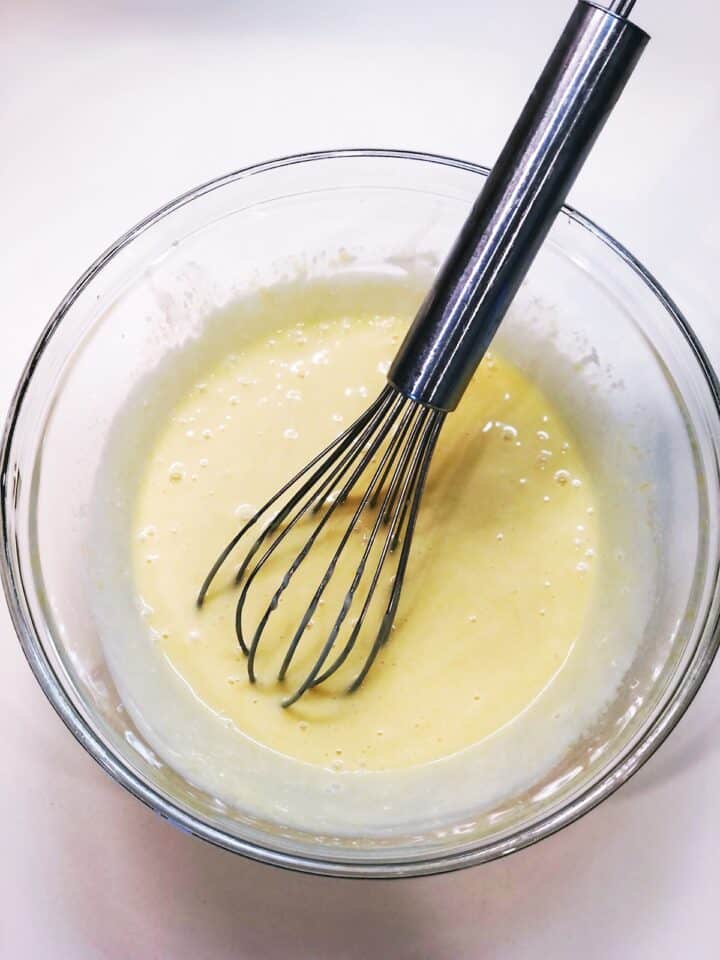 custard for Key Lime tart