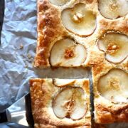 pear frangipane tart