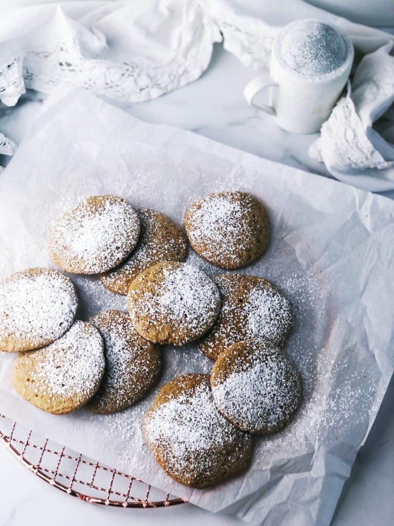 sour cream drops on plate