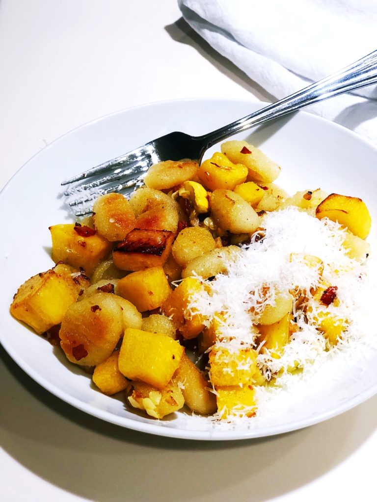 gnocchi with pumpkin