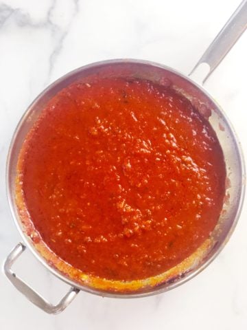 tomato sauce finished