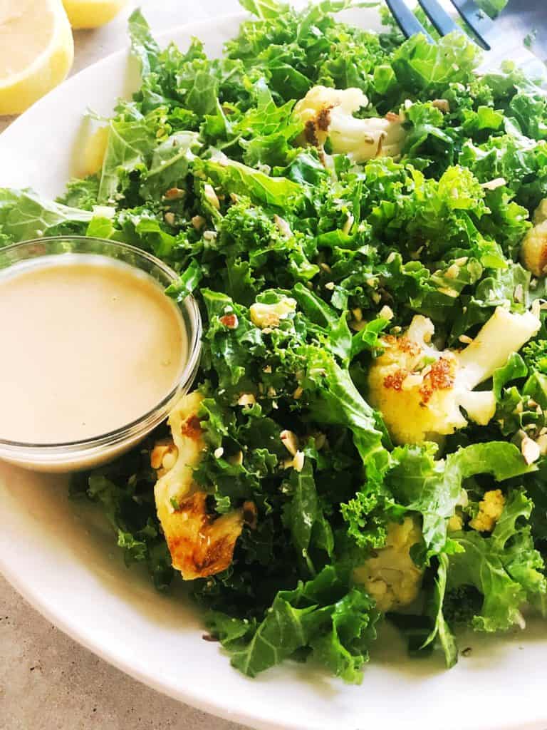 lemon tahini dressing for kale salad