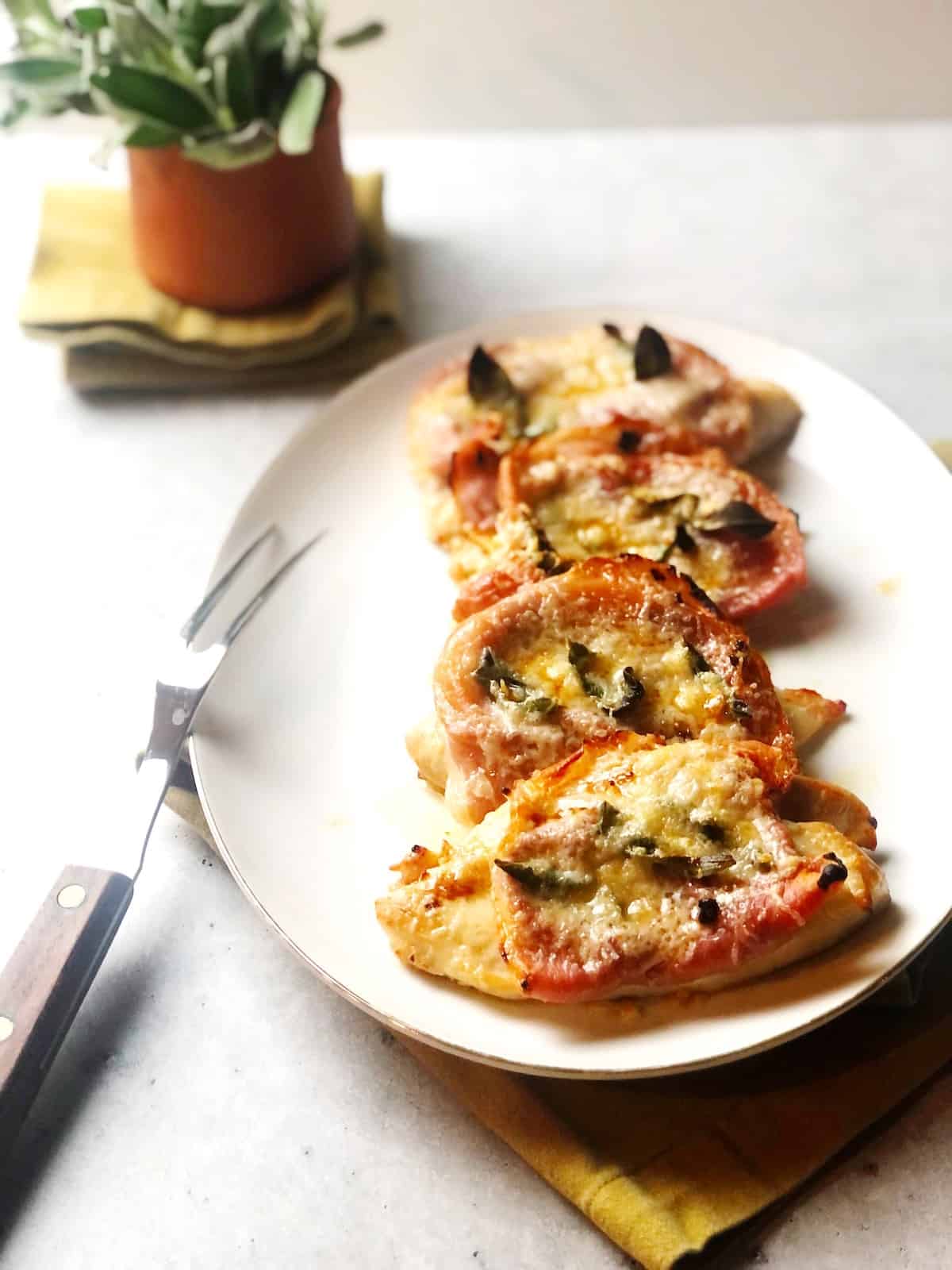 chicken saltimbocca angle