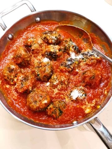 spinach and ricotta meatballs