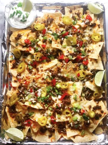 oven baked nachos
