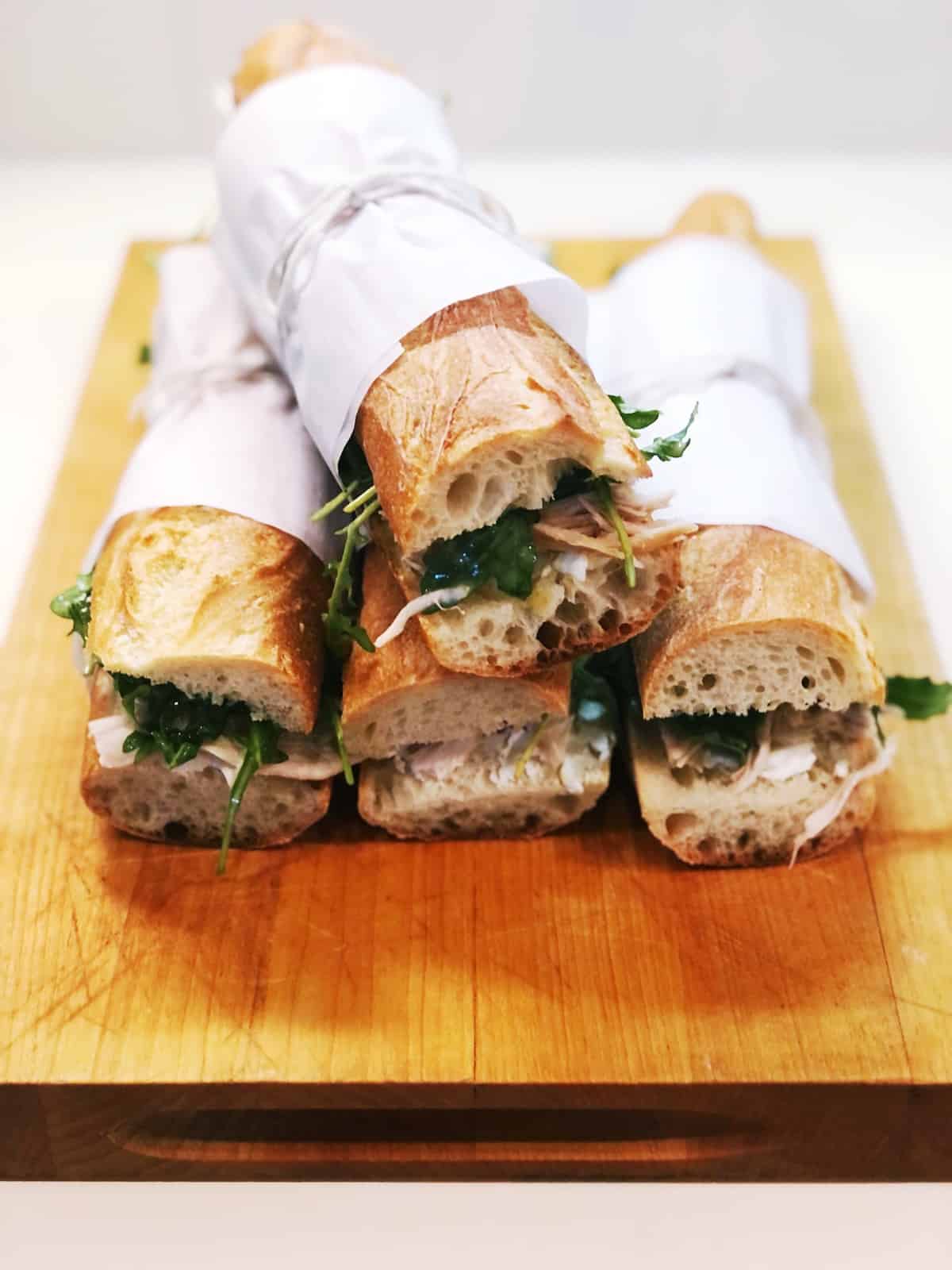 leftover rotisserie chicken sandwich