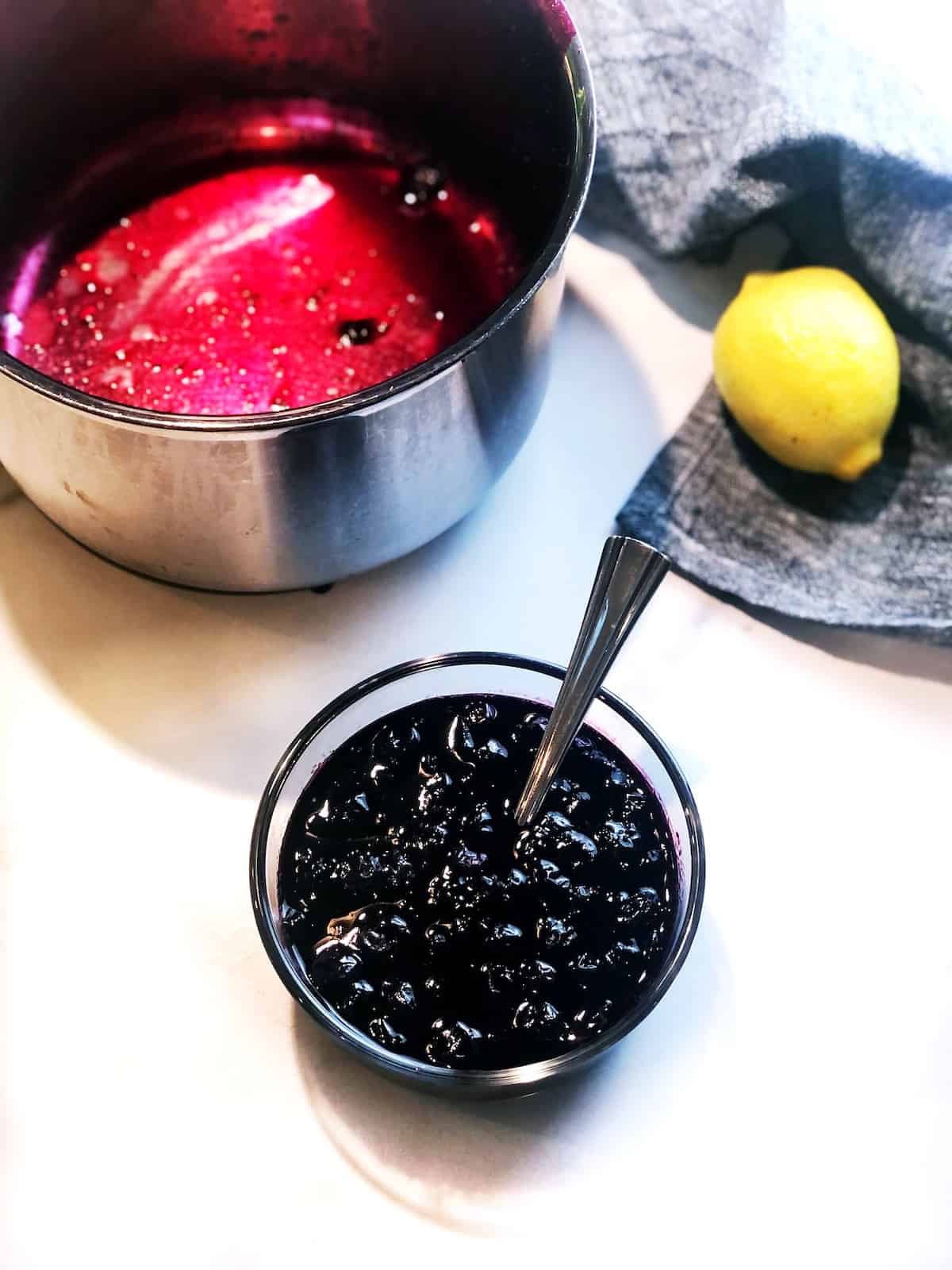 easy blueberry sauce