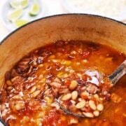 borracho beans in pot