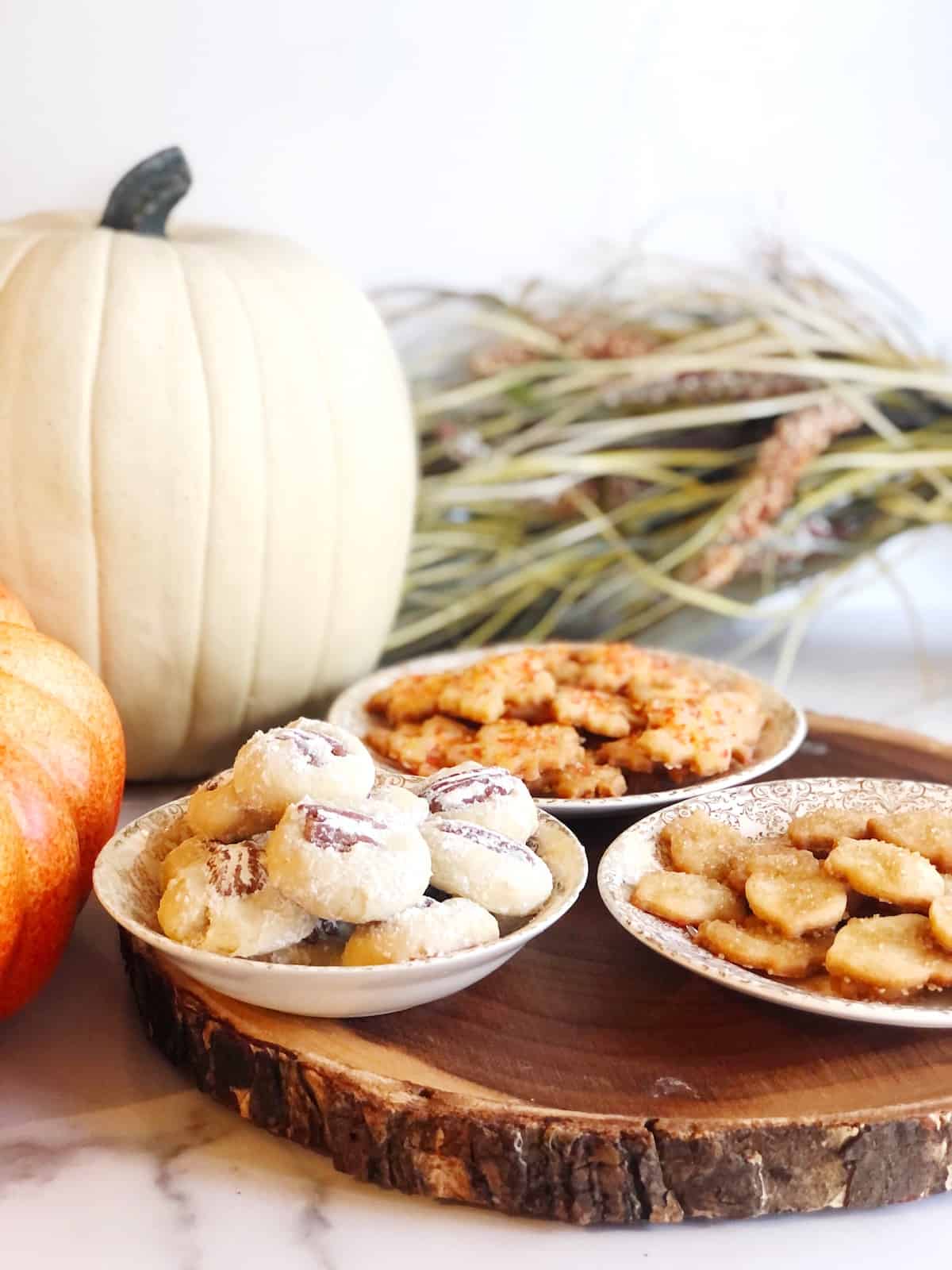 Fall shortbread cookies