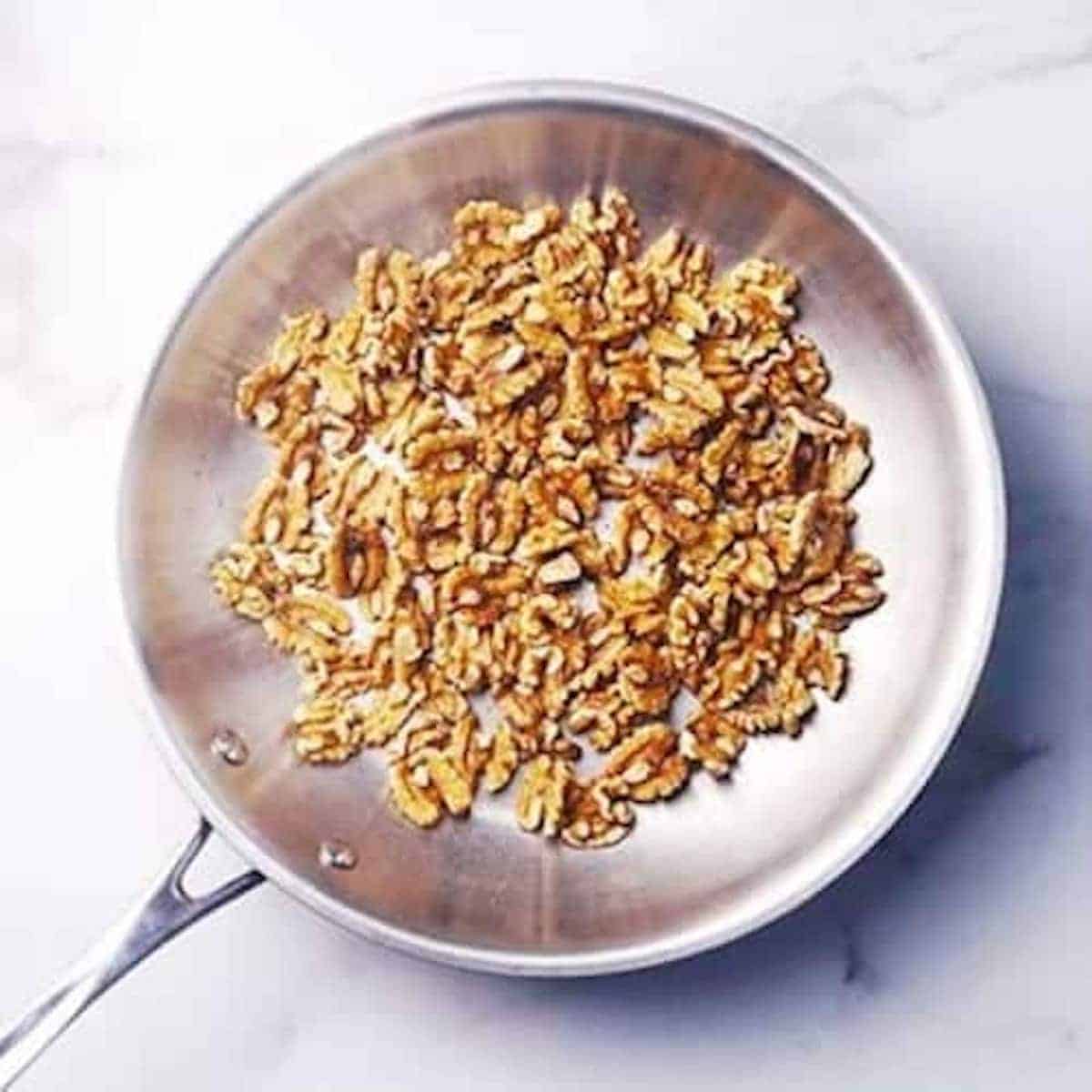 toasted-walnuts for cheese ravioli