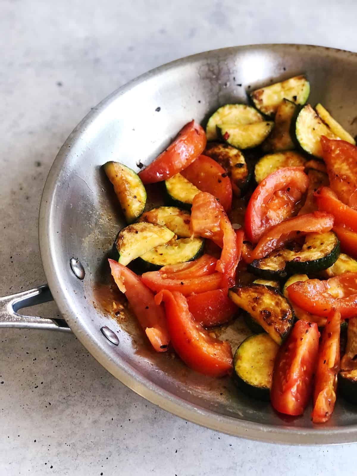 tomatoes and zucchini