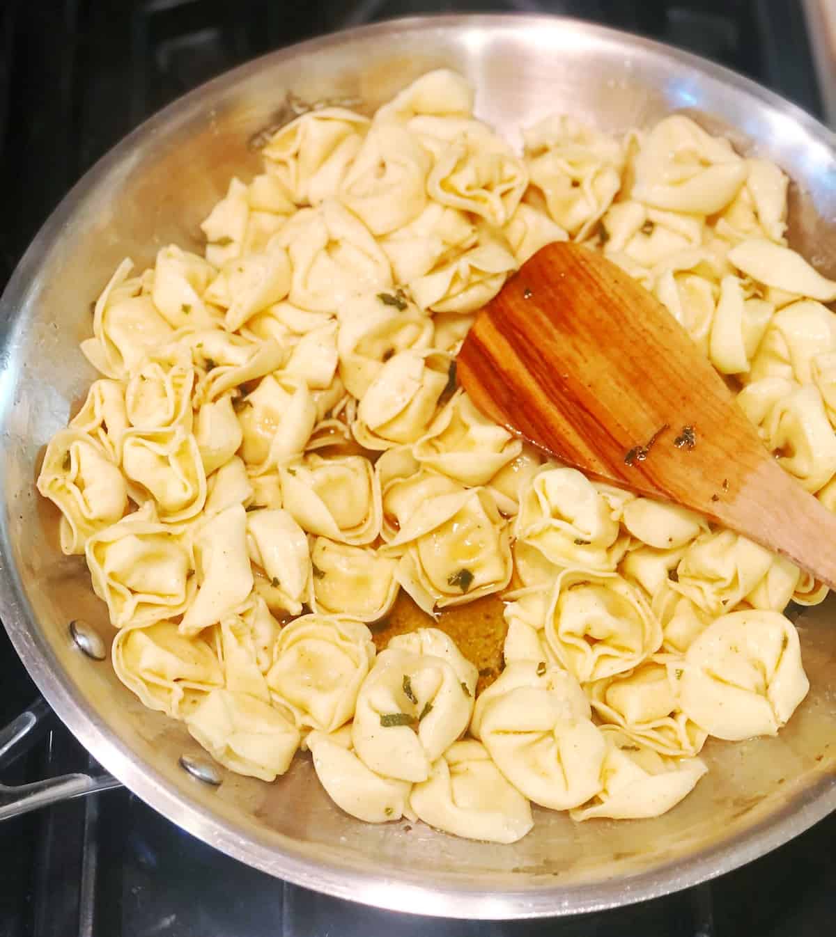 tortellini in brown butter sauce