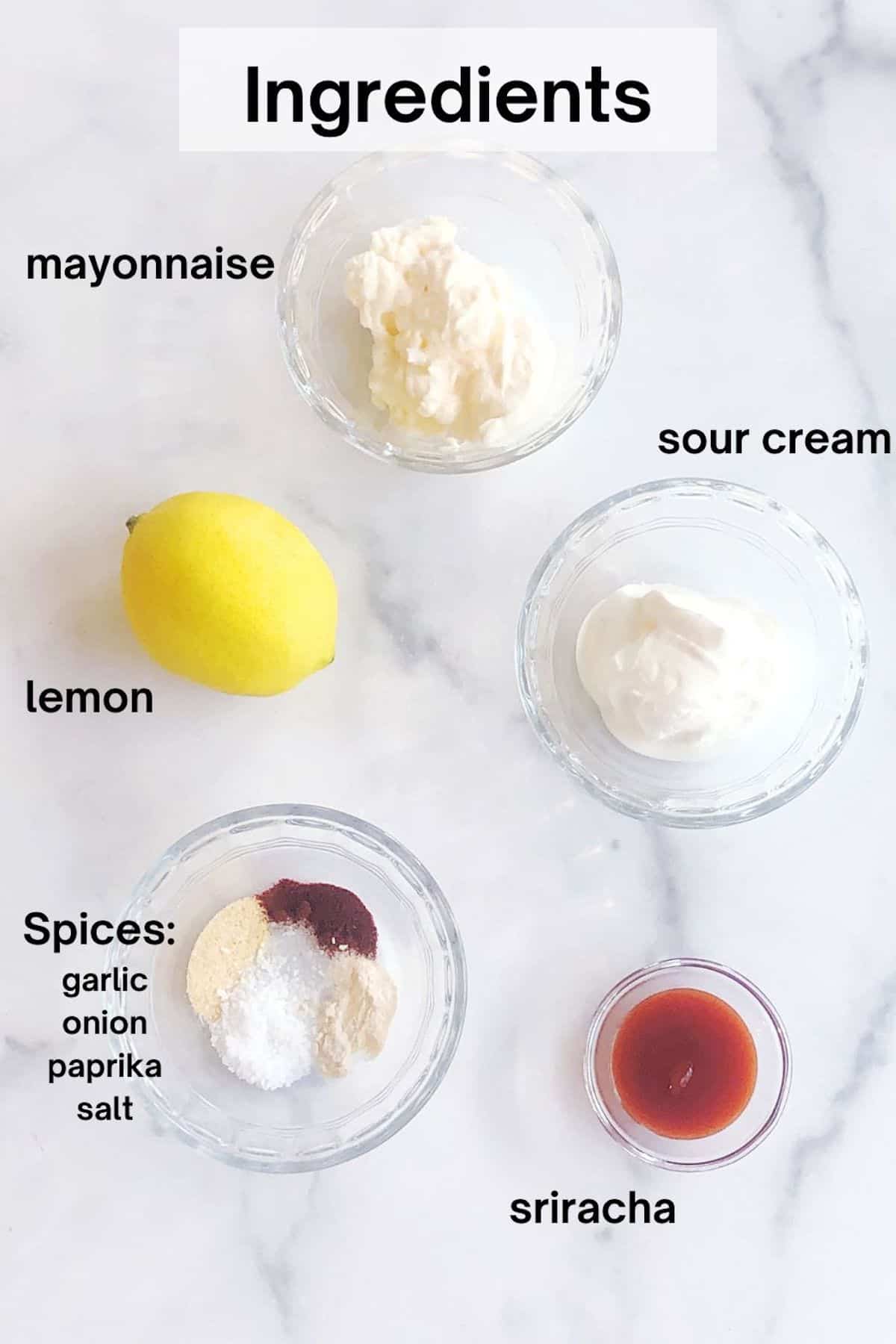 sriracha mayo ingredients