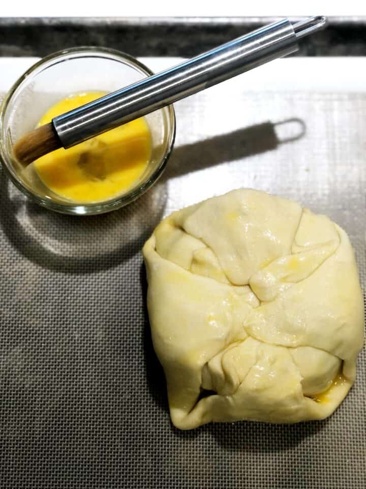egg wash for baked brie