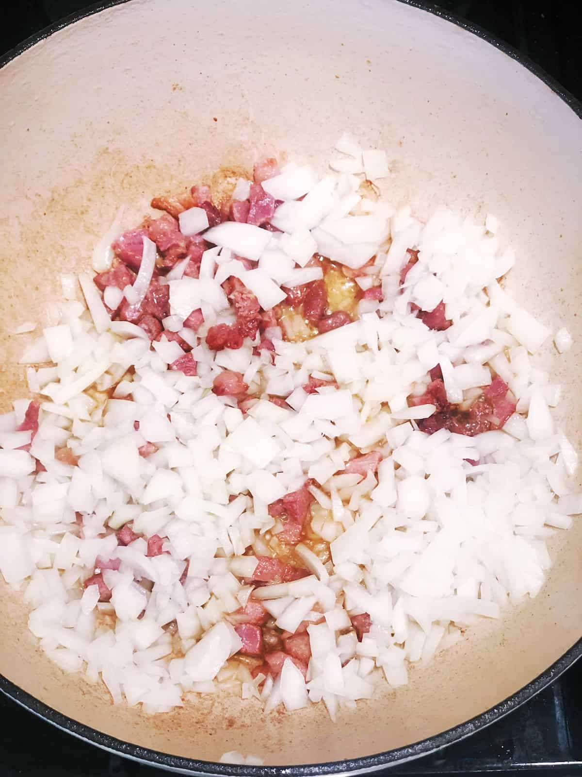 onion for green beans