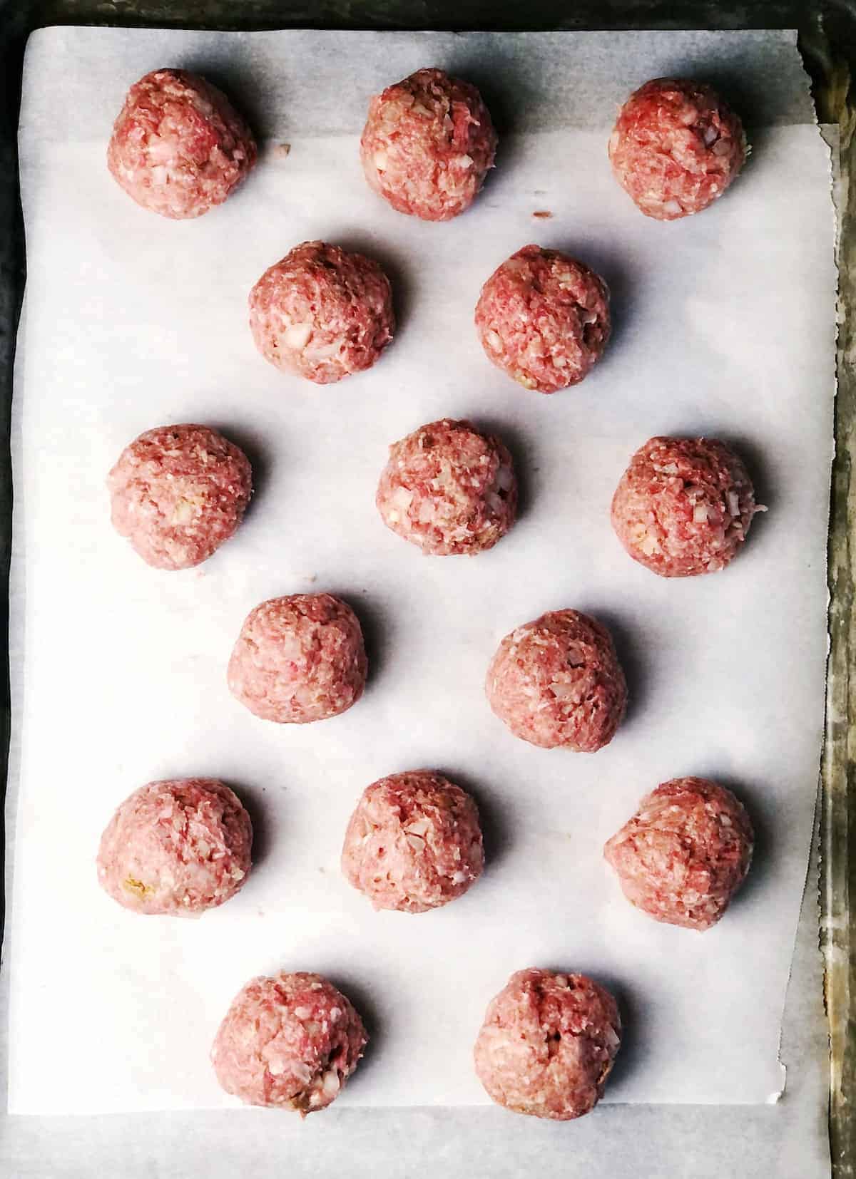 freezing meatballs