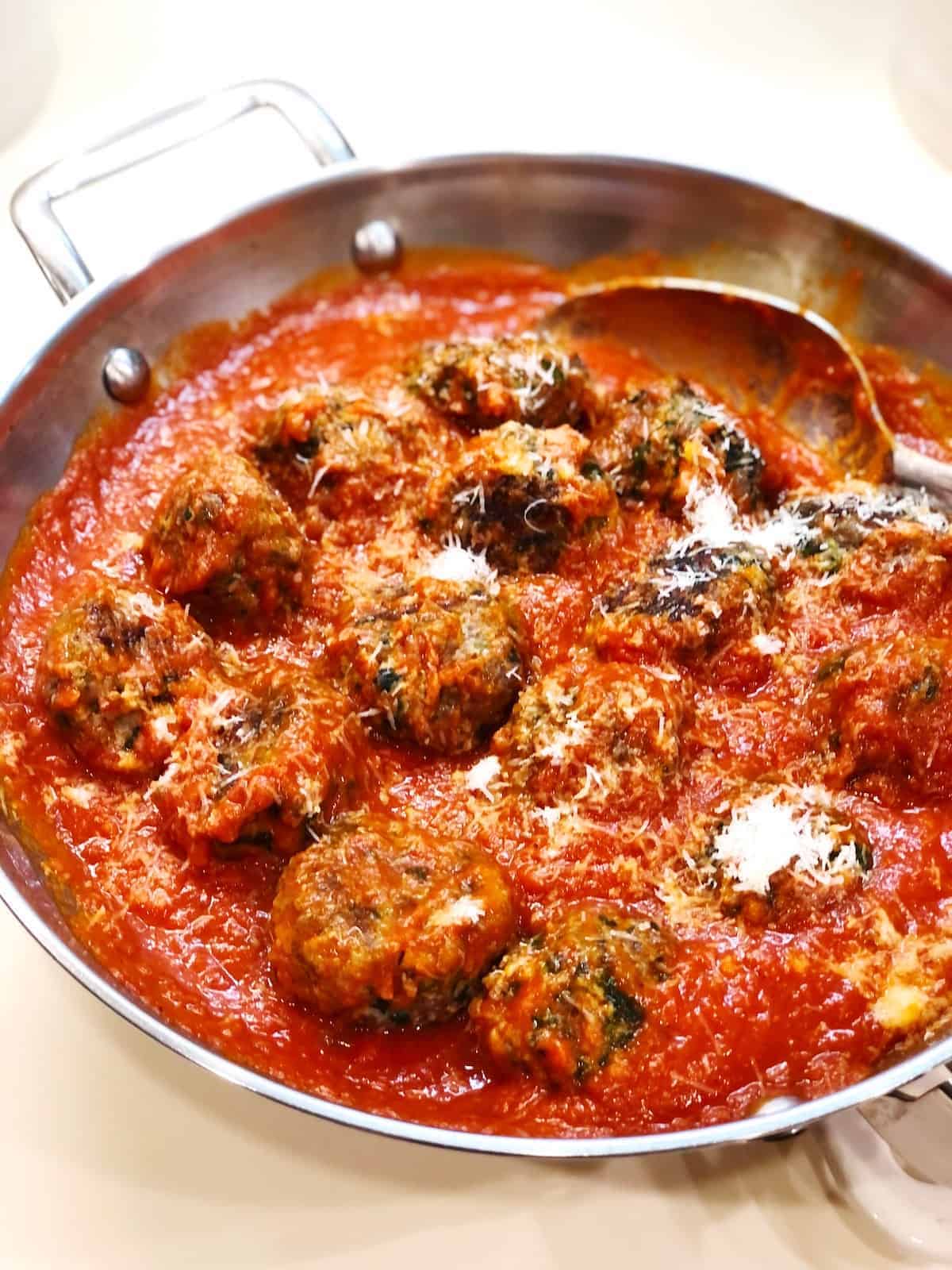 frozen meatballs in sauce