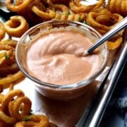 closeup gochujang mayo