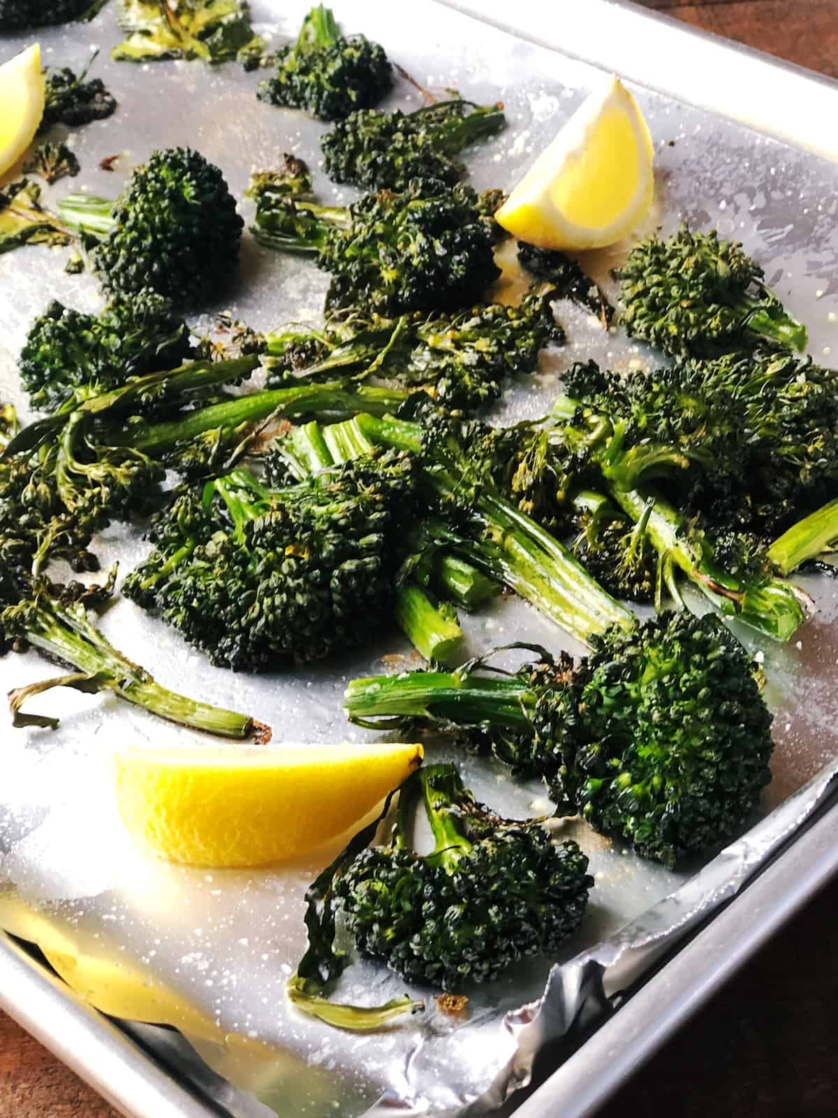 oven roasted tenderstem broccoli