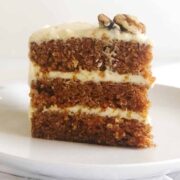carrot cake slice