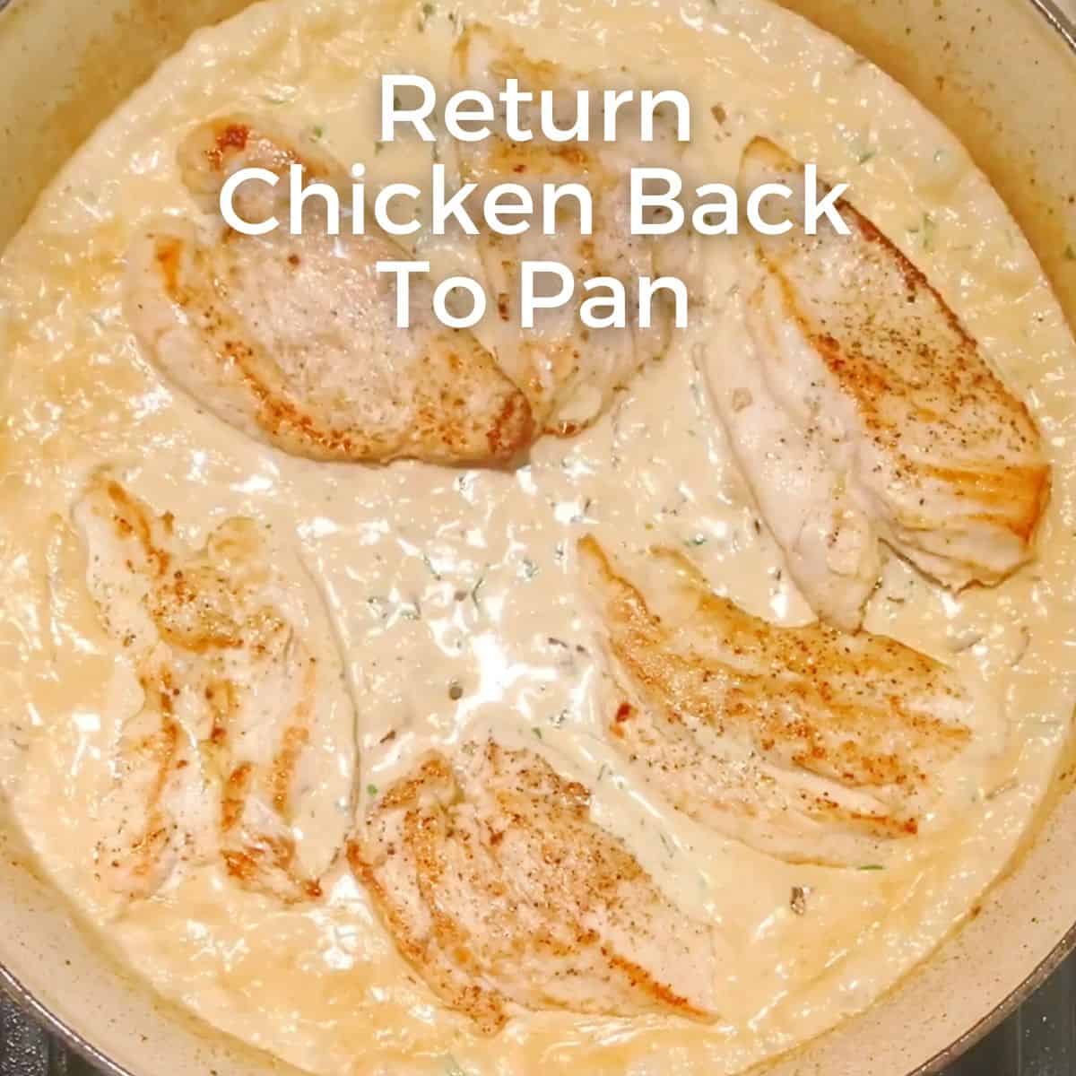 simmering chicken for chicken tarragon 