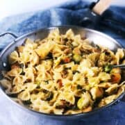 Brussels sprouts pasta