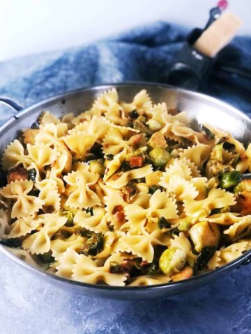 Brussels sprouts pasta