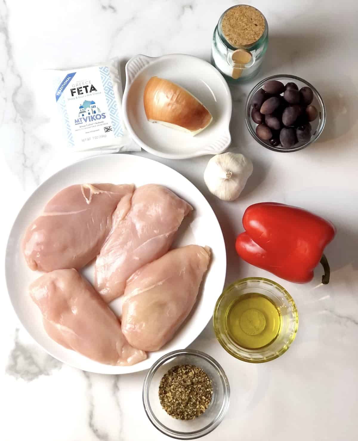 baked greek chicken ingredients