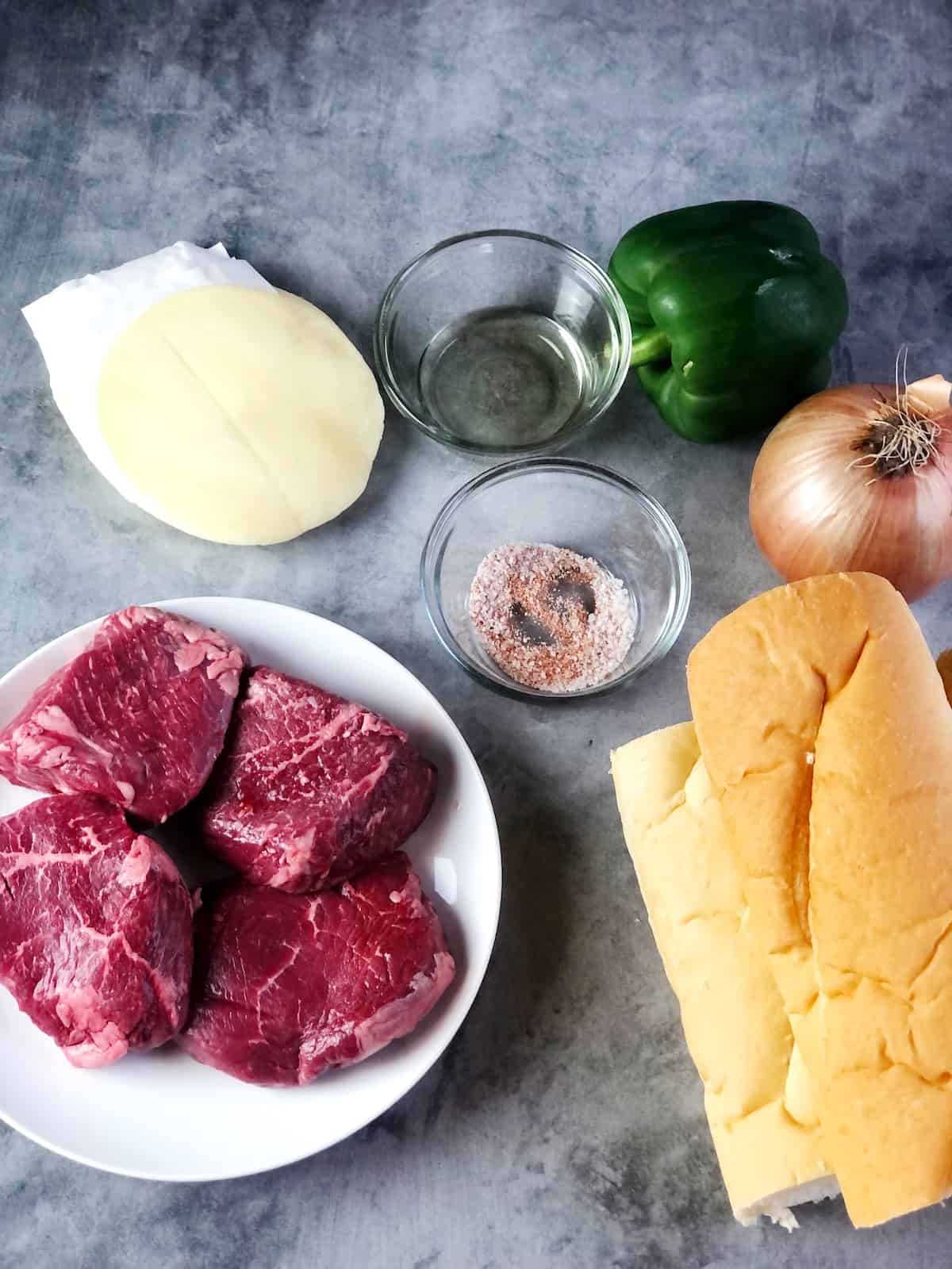 cheesesteak ingredients