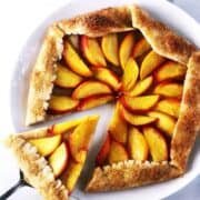 peach galette