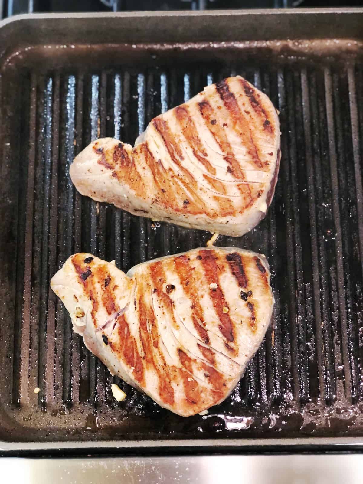 cooking yellowfin tuna