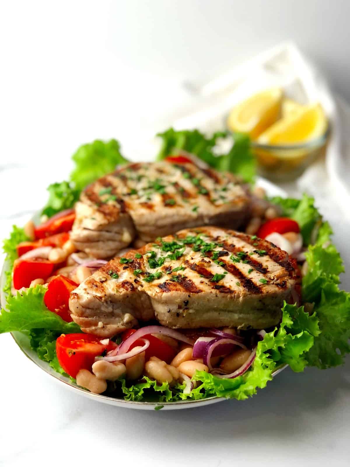 grilled tuna steak