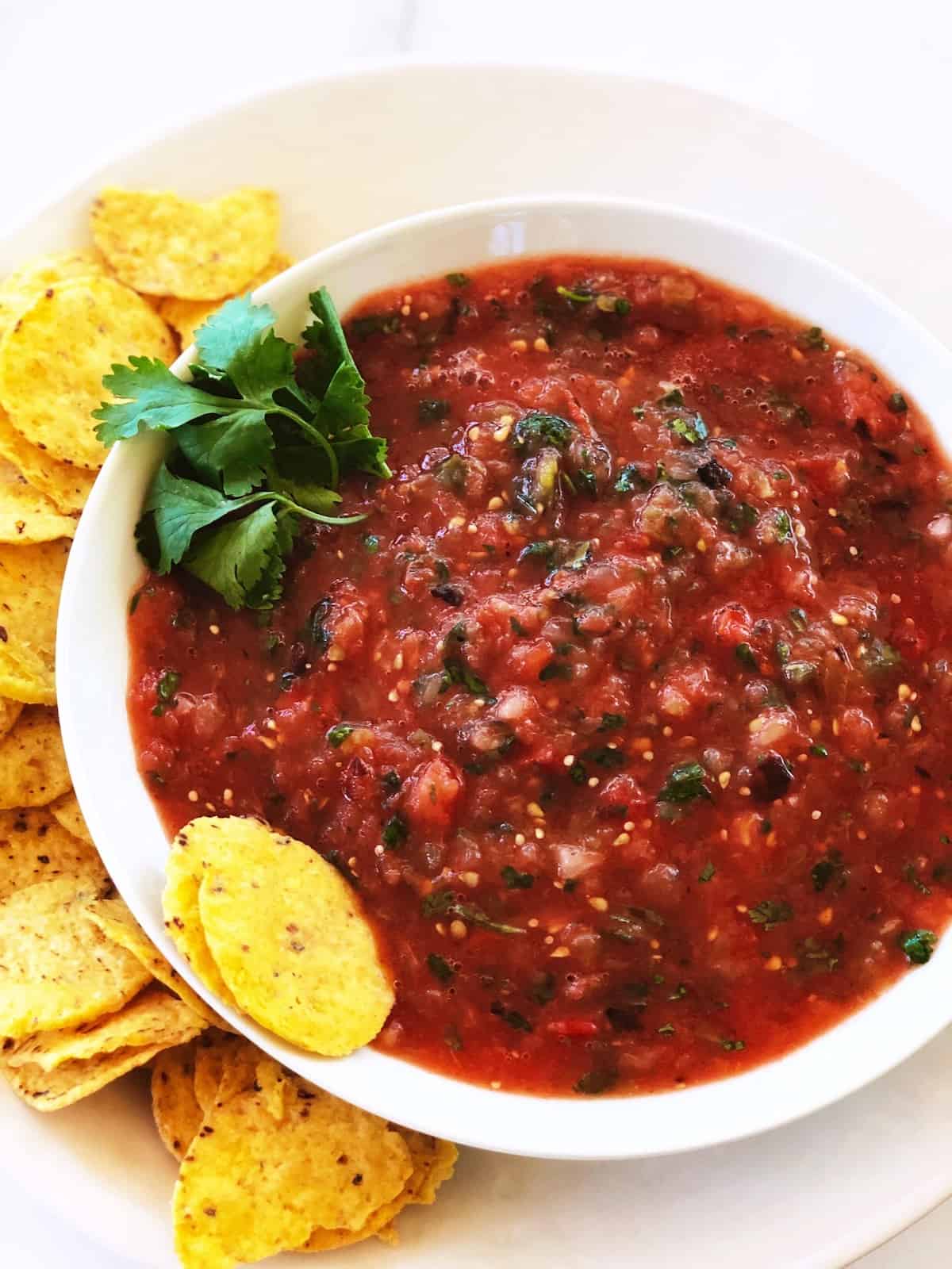 tomato and tomatillo salsa