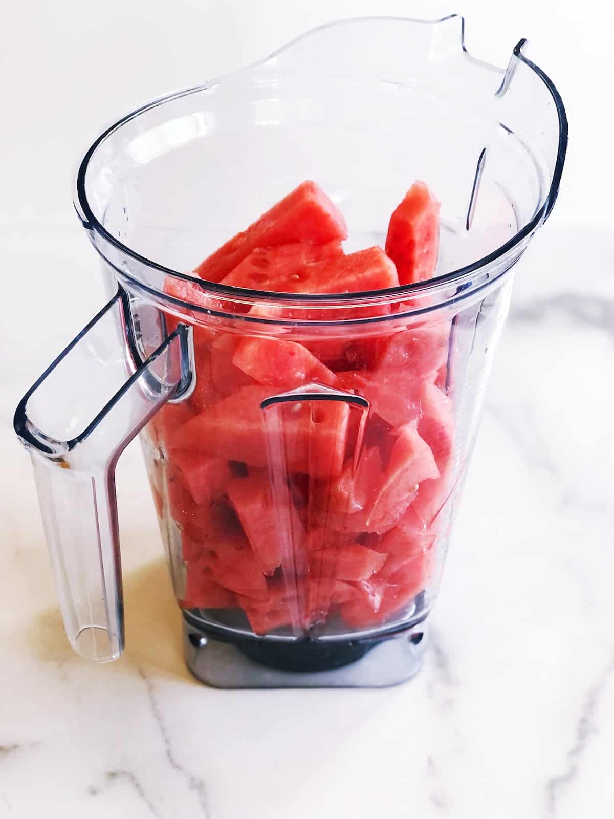 watermelon in blender