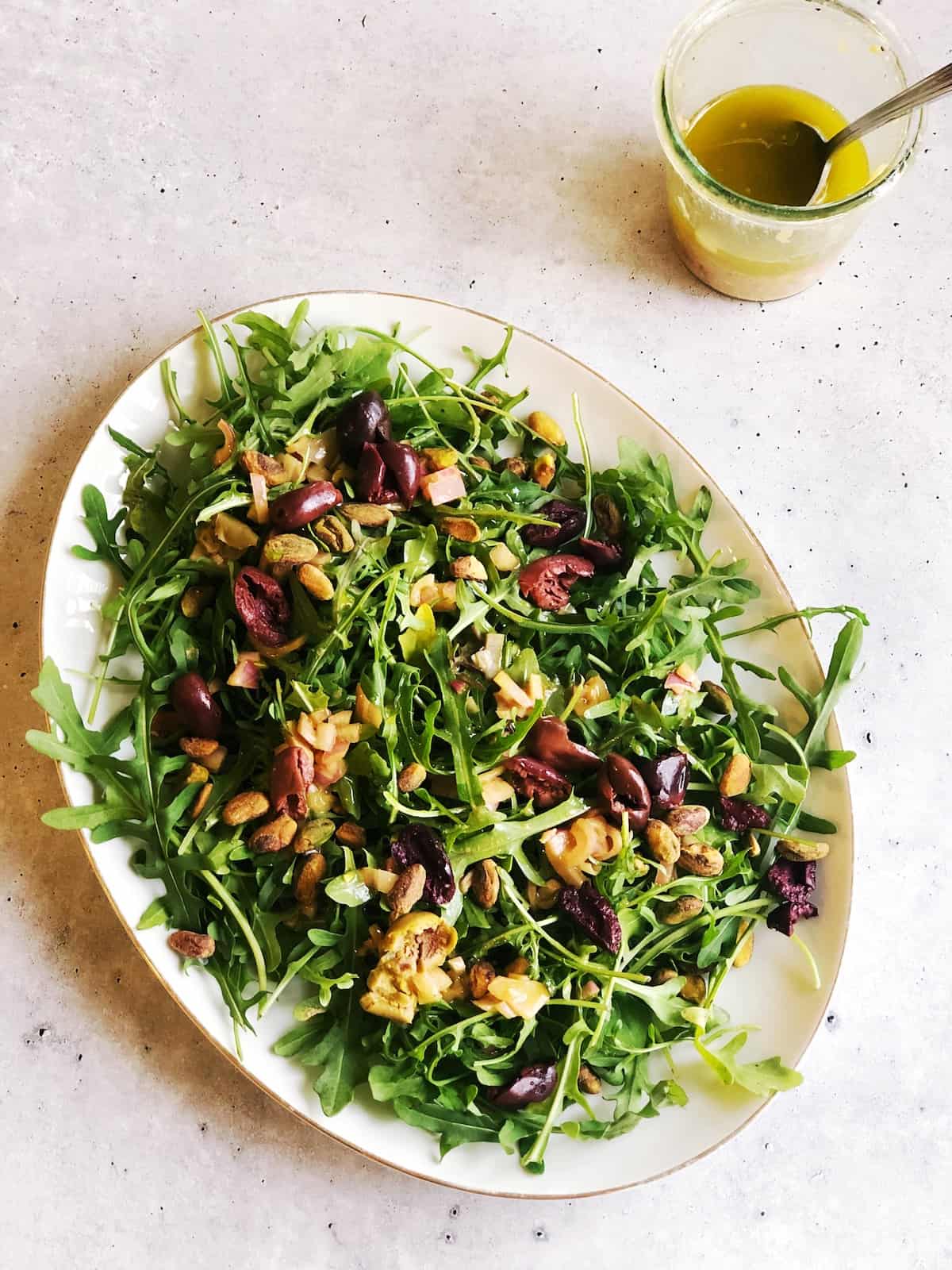 pan fried halloumi salad base