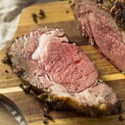 Slicing boneless prime rib