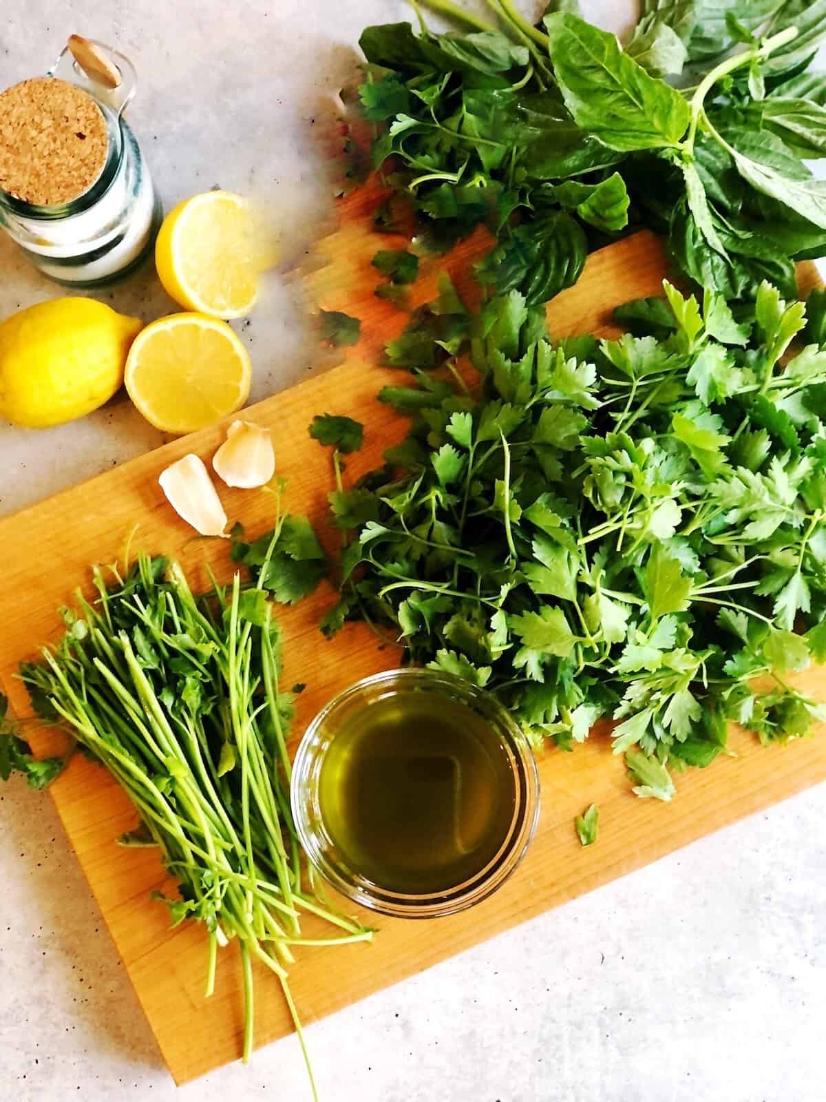 lemon herb marinade